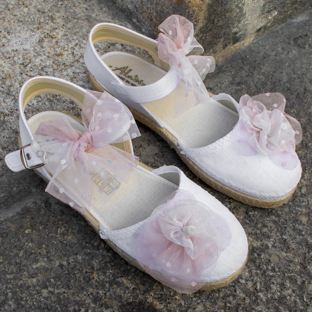 Alpargatas para omunion de niña Alpargatas para omunion de niña