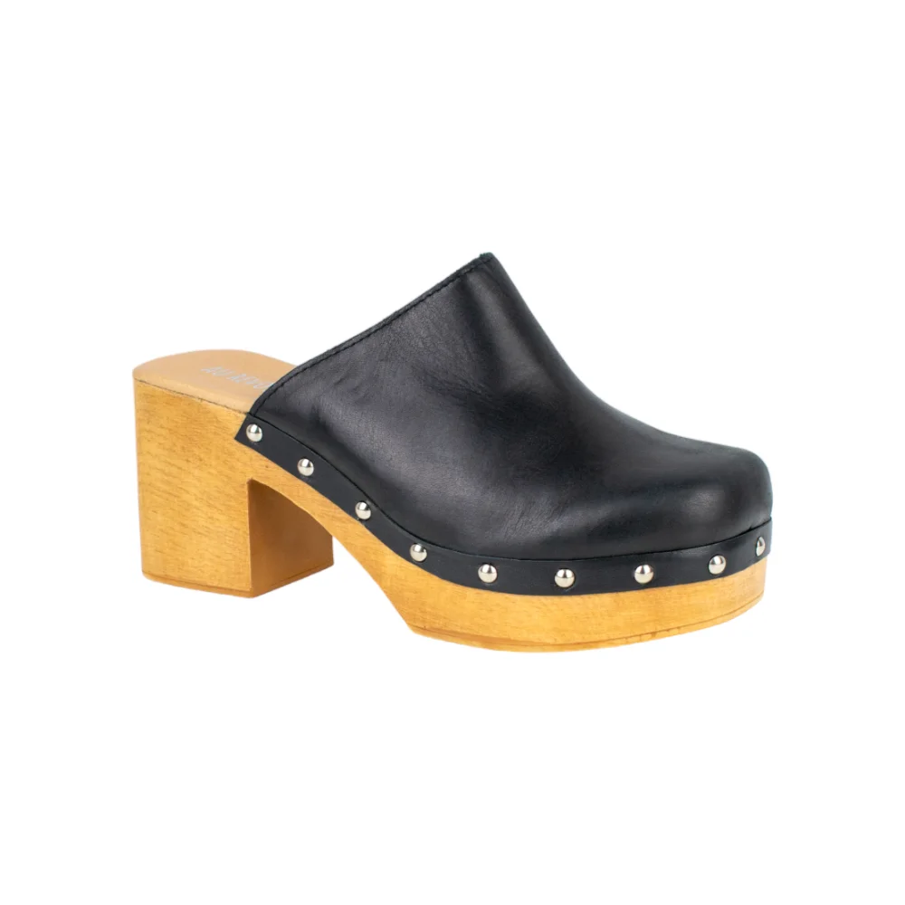 Foto de Zueco Mujer Au Revoir Cinderella Help The Trees Modelo 7268276 negro