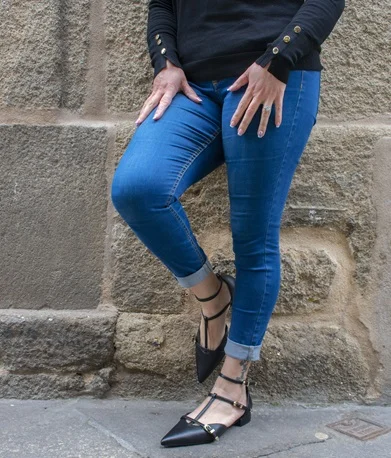 Zapatos Mary Jane Negros