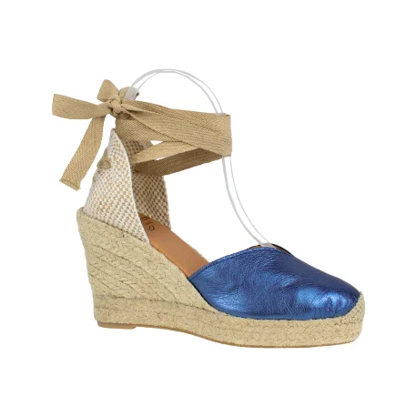 Cuña Esparto, Mujer, marca Carmen Garcia, modelo 171d7p, azul