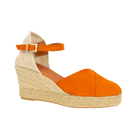 Cuña Esparto, marca Carmen Garcia, modelo 274d5, color naranja