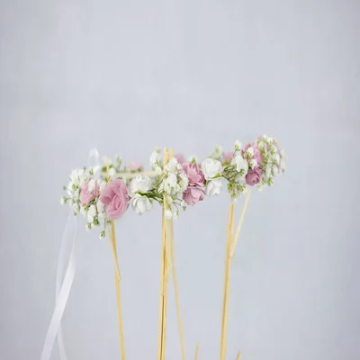 Diadema de niña para arras de boda Diadema de niña para arras de boda