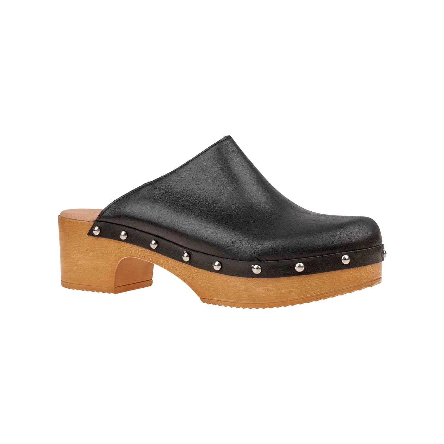 Foto Zueco Mujer Negro Tacon Ancho Marca Help the trees Modelo 6195702 