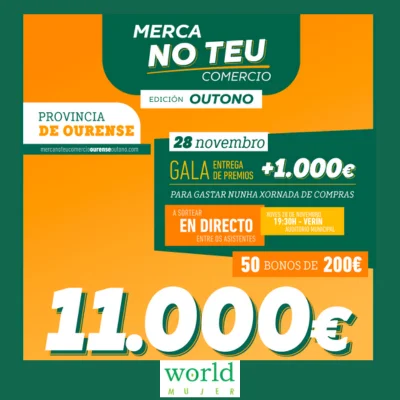 Imagen del artículo: World Mujer Participa en la Campaña "Merca no teu Comercio - Provincia de Ourense"