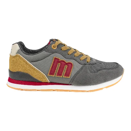 Deportivos veganos para hombre marca Mustang en gris