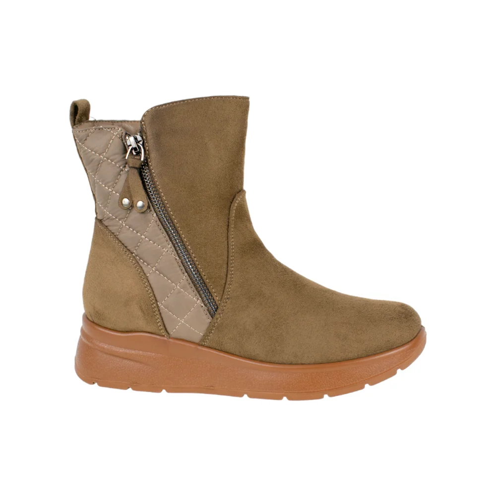 Botines ecofriendly marca Mysoft en marron