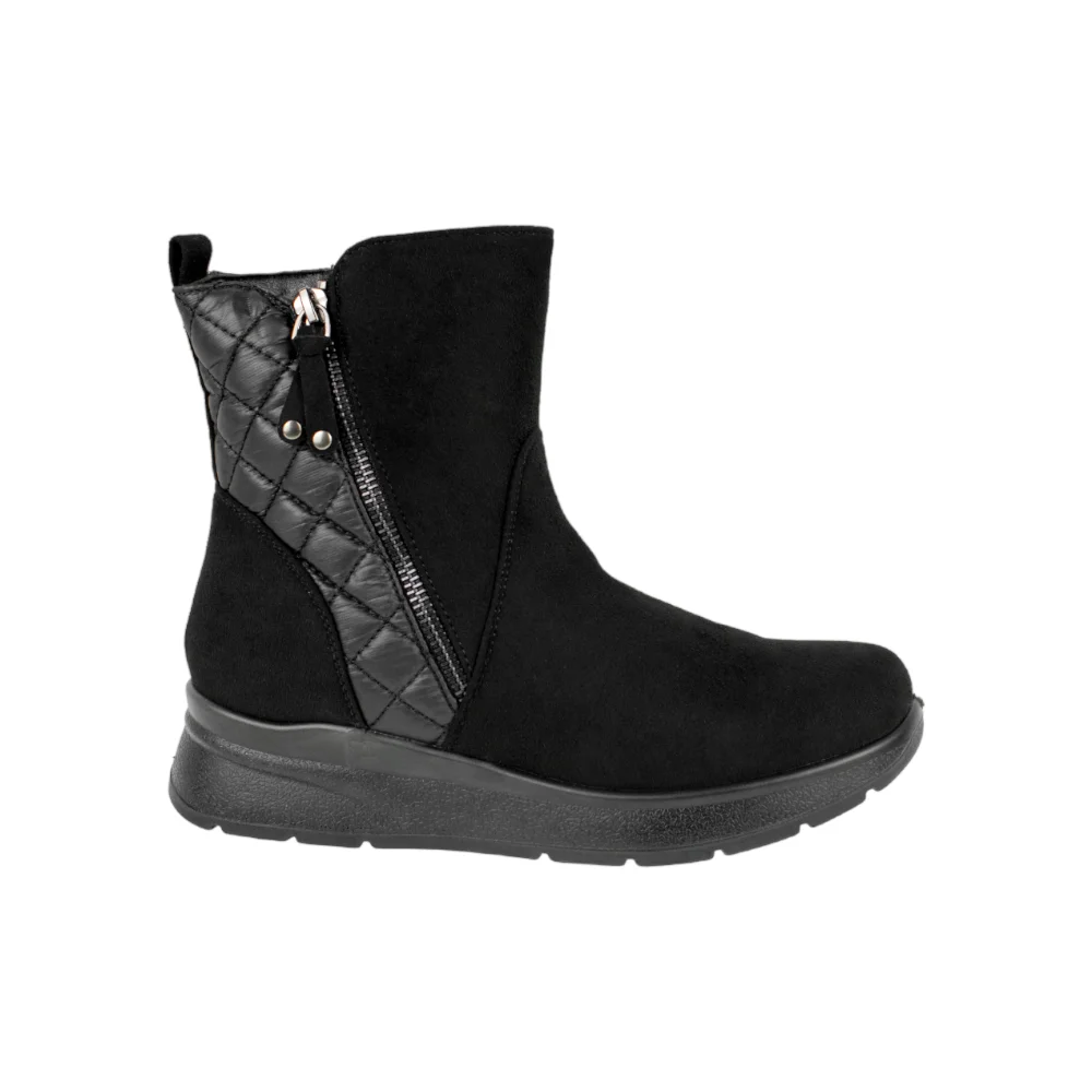 Botines ecofriendly marca Mysoft en negro