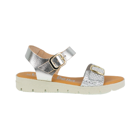 Sandalias planas plateadas La Vida es Bella Sandalias planas plateadas La Vida es Bella