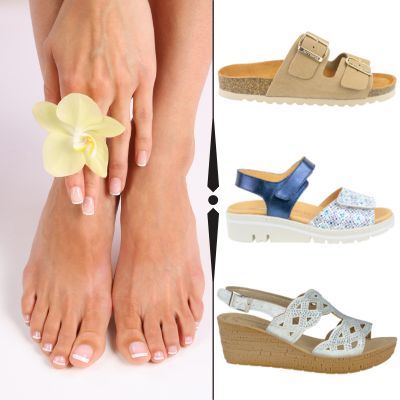 Artículo sobre calzado: Sandalias para Pies Delicados