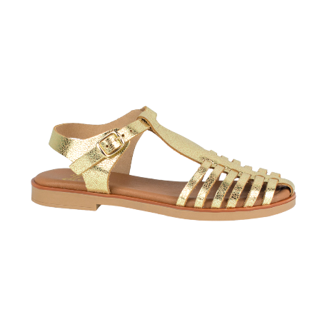 Sandalias planas doradas Studio Scarpe Sandalias planas doradas Studio Scarpe