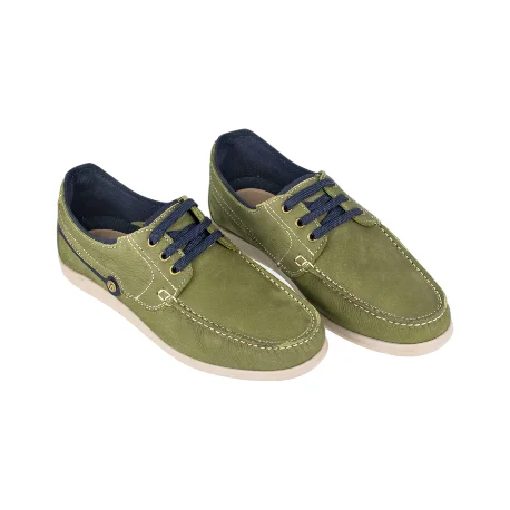 Zapato, Nautico,marca Luisetti 37201no,Verde