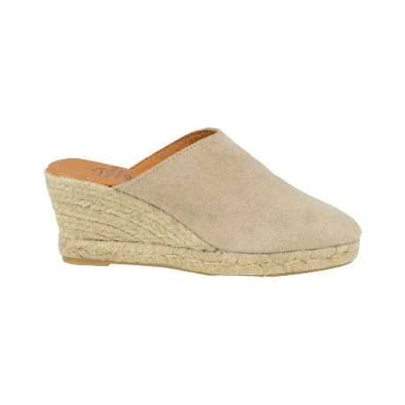 Zueco, mujer, esparto, piel, Carmen Garcia, modelo 212s5, color beis