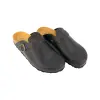 Zuecos Bio de Piel Engrasada para Hombre con Planta de Corcho - Autenti 355