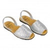 Menorquinas Plana Glitter Mujer Corazones Avarca 496AV
