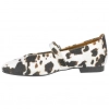 Bailarina Mary Jane Animal Print Vaca Plana D´Angela DDN29001-VA