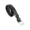 Cinturon Hombre de Piel con Brillo Doble Pespunte Blesrok 805
