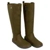Bota Barefoot Mujer Caña Alta Marrón Chocolate Mustang Free ALASK 85503