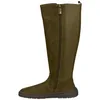 Bota Barefoot Mujer Caña Alta Marrón Chocolate Mustang Free ALASK 85503