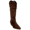 Bota Campera Antelina Marrón Chocolate Caña Alta Buonarotti 6019