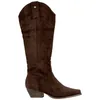 Bota Campera Antelina Marrón Chocolate Caña Alta Buonarotti 6019