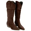 Bota Campera Antelina Marrón Chocolate Caña Alta Buonarotti 6019