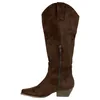Bota Campera Antelina Marrón Chocolate Caña Alta Buonarotti 6019