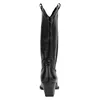 Bota Campera Alta Piel Negro Tacón Alto Inway Bali