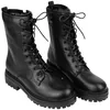 Bota Militar Plataforma Cremallera y Cordón Buonarotti 3355