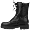 Bota Militar Plataforma Cremallera y Cordón Buonarotti 3355