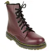 Bota Militar Piel Plana Cordón y Cremallera Losal 1013