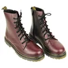 Bota Militar Piel Plana Cordón y Cremallera Losal 1013