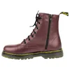 Bota Militar Piel Plana Cordón y Cremallera Losal 1013