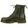 Bota Militar Piel Plana Cordón y Cremallera Losal 1013