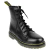 Bota Militar Piel Plana Cordón y Cremallera Losal 1013
