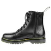 Bota Militar Piel Plana Cordón y Cremallera Losal 1013