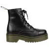 Bota militar Piel Negro Plataforma Cordón y Cremallera Losal 1024