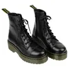 Bota militar Piel Negro Plataforma Cordón y Cremallera Losal 1024