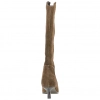 Botas de Caña Alta en Piel Serraje con Tacón Fino Kitten Heel - Top3 SS798