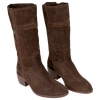 Botas Camperas Media Caña Mujer Tacon Cuadrado- Dakota Boots 476