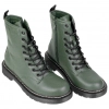 Botas Militares para Mujer con Forro de Pelo y Cremallera - Prisska GX320