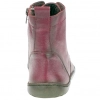 Botín Barefoot Mujer Piel Cordones y Cremallera Plano Vivant V-2753