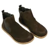 Botín Barefoot Piel Serraje con Cremallera Vivant V-2759