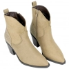 Botines Cowboy Impermeables con Tacón y Cremallera - D Angela DRB29149