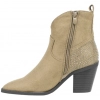 Botines Cowboy Impermeables con Tacón y Cremallera - D Angela DRB29149