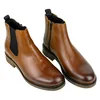 Botín Chelsea Piel Plano Cremallera Innova Shoes B-4947