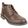Botín Piel Engrasada Marrón Chocolate Membrana Impermeable Renature COMUNAL 05