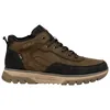 Botín Piel Nobuck Impermeable Marrón Chocolate Cordón y Cremallera Rieker B9303-25