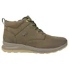 Botín Nobuck Piel Marrón Chocolate Cordón y Cremallera Waterproof Plano St. Gallent NETO-04