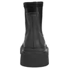 Botín Chelsea Plataforma Licra Negro Marquiiz 9513A