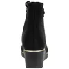 Botín Waterproof Negro Licra Adaptable Plantilla Extraíble Cuña Media Doctor Cutillas 64816